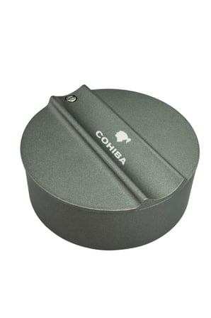 PQ Gunmetal Metal Döner Başlıklı Tekli Puro Küllüğü - TR7027