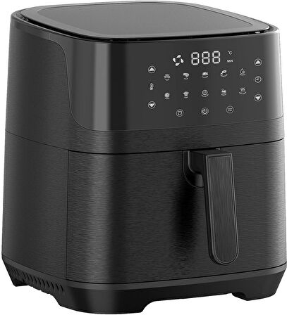 Upany XXL 6.5 lt Yağsız Airfryer Siyah