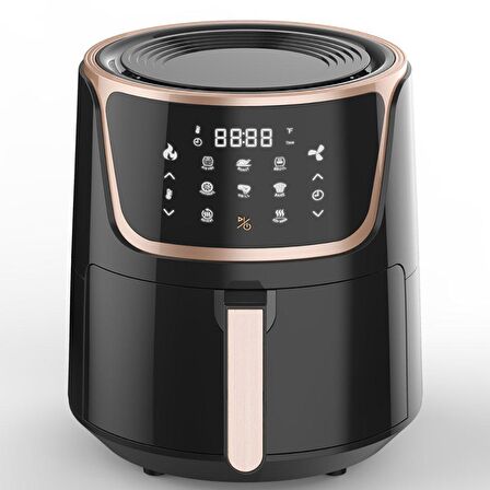 Upany 6.5 lt Yağsız Airfryer Siyah