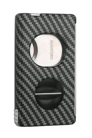 Quantoro Karbon Desenli V-Cut & Giyotin Metal Puro Makası Kesici - TRZ2007
