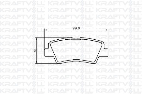 Hyundaı Arka Fren Balatası Hyundaı Accent Blue 11-> Elantra 11-> İ40 11-> İ30 11-> Optıma 11-15 Rio 11-> Cee - Kraftvoll 07010089