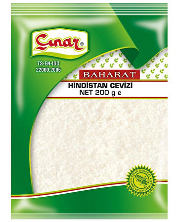 ÇINAR HİNDİSTAN CEVİZİ POŞET25 GR  x 25 Adet