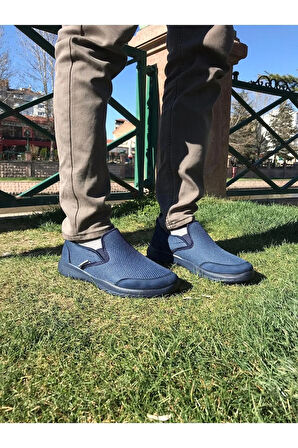 Budaks Road Erkek Günlük Bağcıksız Yürüyüş Spor Ayakkabı Lacivert 1004