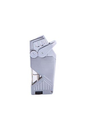 Çift Torch Pürmüz Gümüş Puro Çakmağı - TR4694