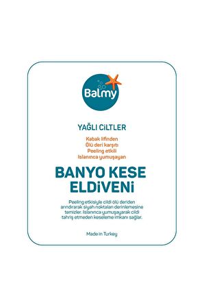 Balmy Doğal Banyo Kese Eldiveni