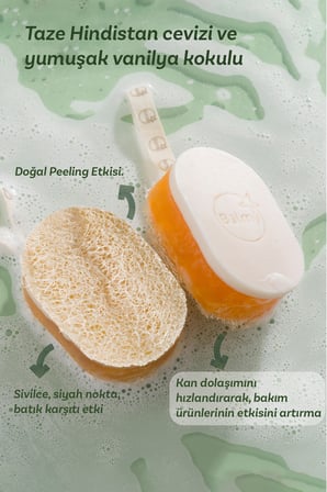 Balmy Doğal Kabak Lifli Sabun coconut vanılla