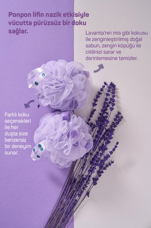 Lavanta Sabunlu Banyo Lifi