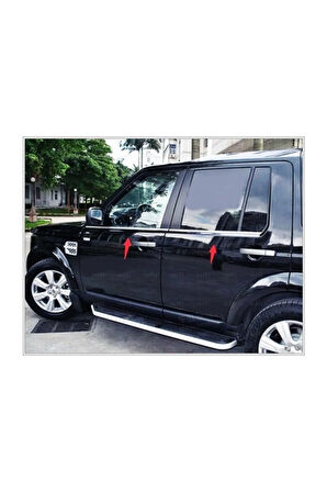 Land Rover Discovery 3 Krom Cam Çıtası 4 Parça 2004-2009 Arası Paslanmaz Çelik