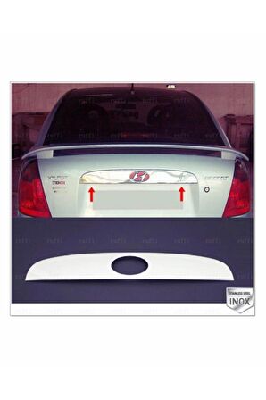 Hyundai Accent Era Krom Bagaj Çıtası 2005 Üzeri P. Çelik
