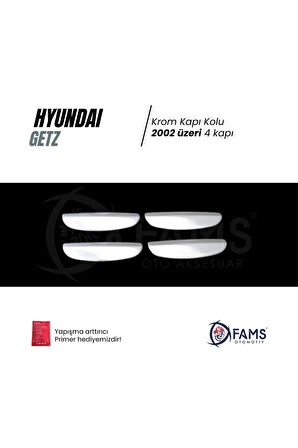 Hyundai Getz Krom Kapı Kolu 4 Kapı 2002 Üzeri P.çelik