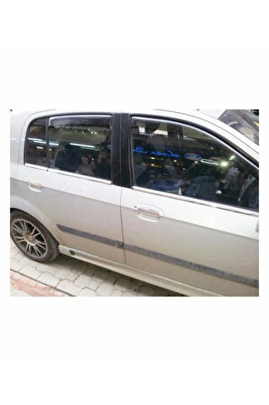 Hyundai Getz Krom Cam Çıtası 6 Prç. 2002 Üzeri P. Çelik