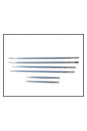 Hyundai Getz Krom Cam Çıtası 6 Prç. 2002 Üzeri P. Çelik