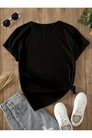 Unisex Love Baskılı Tasarım Tshirt