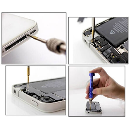 16lı iPhone iPad Mac Onarım Cımbız Spatula Tools Tornavida Seti