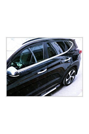 Hyundai Tucson Krom Cam Çıtası 6 Prç. 2015 Ve Üzeri Paslanmaz Çelik