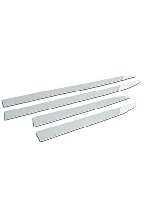 Hyundai Tucson Krom Yan Kapı Çıtası 4 Prç. 2015-2019 Paslanmaz Çelik Geniş