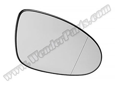 Mercedes Dis Dikiz Ayna Camı Sag (isitmalı, Asferik) S-Class W221 06>09 C219 06>09 - Wenderparts Ma2218100221