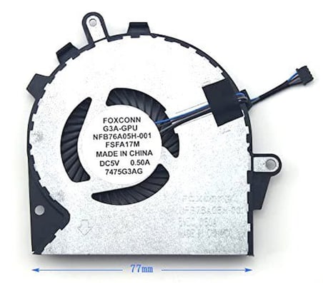 Hp Omen 15-ce, 15-ce000, 15-ce008nt 15-ce010ca Serisi G3A-GPU, VGA Fan (1 Fan Sol ) / FAN609V2