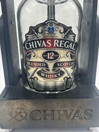 Özel Yapım Chivas Regal Nargile Seti - Siyah