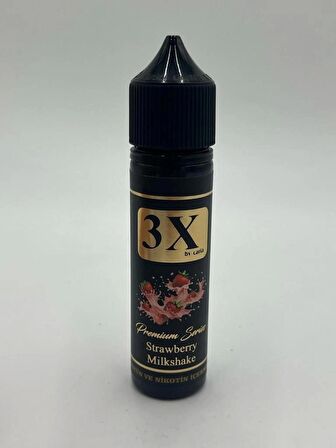 3X Likit Strawberry & Milkshake - Siyah