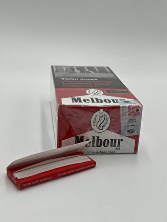 Melbour Red Yaprak Sigara Kağıdı 50 × 50 - Kırmızı