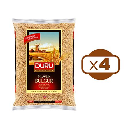 Duru Pilavlık Bulgur 1000 gr X 4 Adet