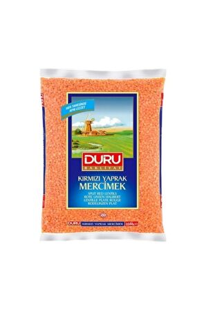 DURU KIRMIZI YAPRAK MERCİMEK 5 KG