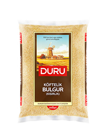 DURU KÖFTELİK BULGUR KISIRLIK 2000 G