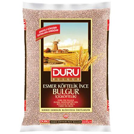 Duru Esmer Çiğ Köftelik Bulgur 1 kg