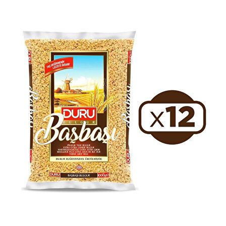 Duru Başbaşı Bulgur 1 kg x 12 Adet