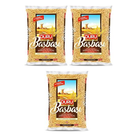 Duru Başbaşı Bulgur 1 kg x 3 Adet