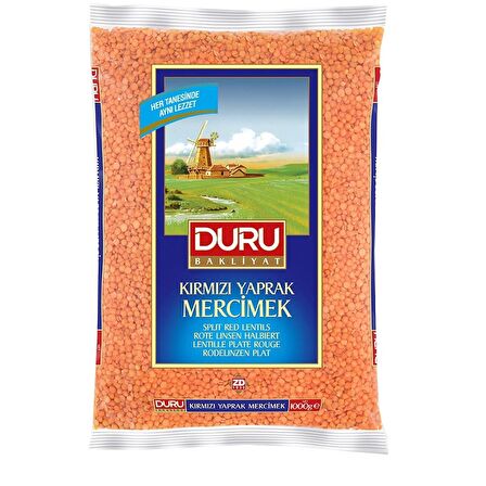 Duru Yaprak Kırmızı Mercimek 1 kg