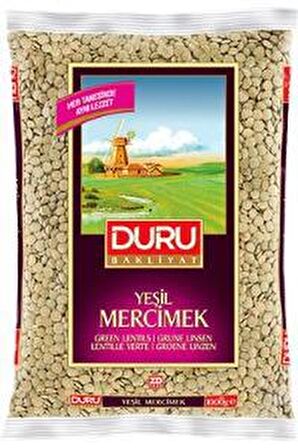 Duru Yeşil Yeşil Mercimek 1 kg