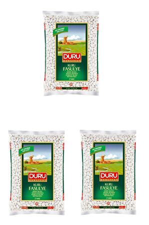 Duru Kuru Fasulye 7mm 1 Kg x 3 Adet 