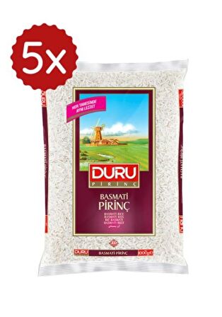 Duru Basmati Pirinç 5 x 1 kg