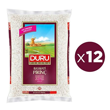 Duru Basmati Pirinç 12 x 1 kg 