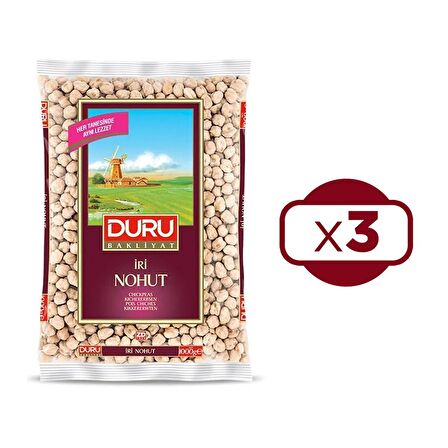 Duru İri Nohut 1000 gr 3 lü