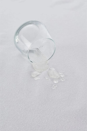 %100 Pamuk Kumaş Su Sıvı Geçirmez Yatak Koruyucu Alez