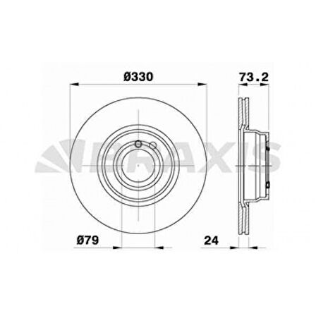 Bmw Fren Diski On Bmw F30 F32 F34 F36 F22 - Braxıs Ae0708