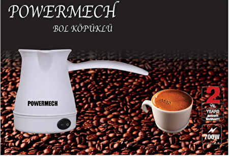 Powermech Mirada (12 ADET ) Bol Köpüklü Elektirikli Cezve Türk Kahve Makinesi (KARIŞIK RENK)