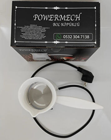 Powermech Mirada (12 ADET ) Bol Köpüklü Elektirikli Cezve Türk Kahve Makinesi (KARIŞIK RENK)