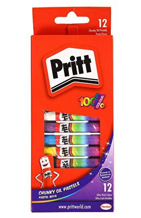 Pritt Pastel Boya Karton Kutu 12 Renk