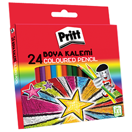 Pritt Pastel Boya Karton Kutu 24 Renk