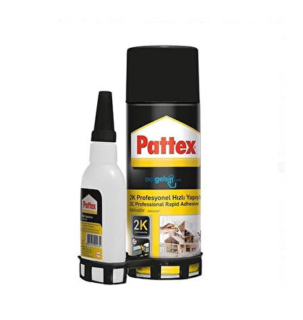 Pattex 2K Aktivatörlü Hızlı Yapıştırıcı 100 Ml + 17 Ml