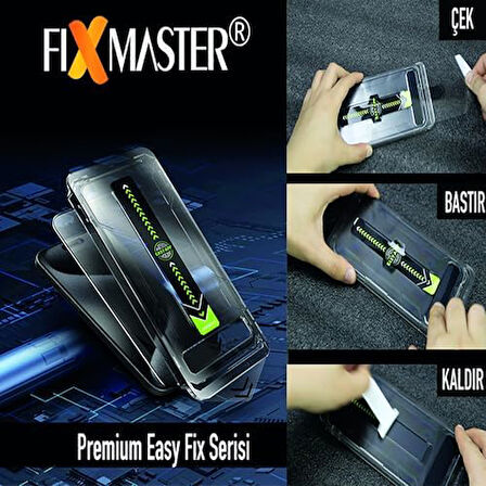 Menashop iPhone 16 Pro Max İle Uyumlu Hayalet (Privacy) Temperli Cam, Easy Fix Kolay Kurulum Serisi Yüksek Kaliteli Ekran Koruyucu