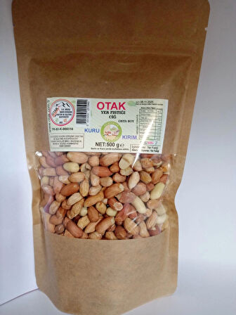 Otak Yer Fıstığı Çiğ Orta  500g