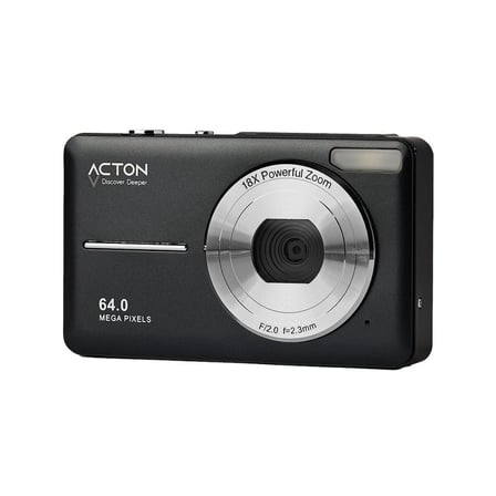 ACTON Pixon Dijital Fotoğraf Makinesi (Siyah)