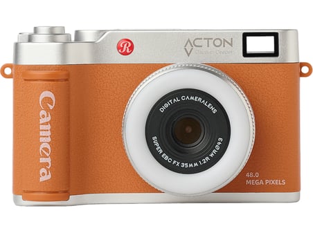 ACTON Focus Flex  Digital 4K 18X Zoom 48 MP Flaşlı Vlog Kamera Fotoğraf Makinesi  Kahverengi