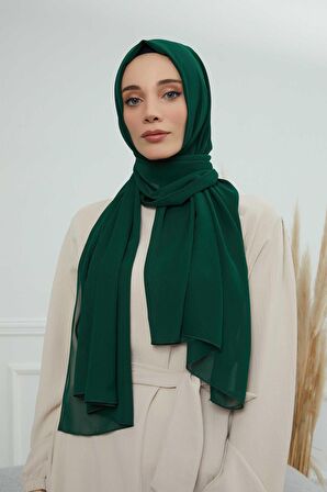 Dikdörtgen Klasik Şifon Şal,CTS-1