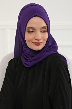 Klasik Tasarım Pratik Şifon Şal,PS-11